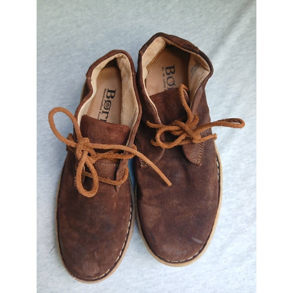 Born Boots Womens 7 / 38 Moc Toe Leather Ankle Preppy Comfort Everyday - Picture 3 of 14